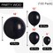 Black Balloons 130 pcs Different Sizes of 18 12 10 5 Inch Black Balloons Arch Kit Garland for Baby Shower Birthday Graduation Casino Gaming Anniversary Race Car Party Decorations Black-Y18